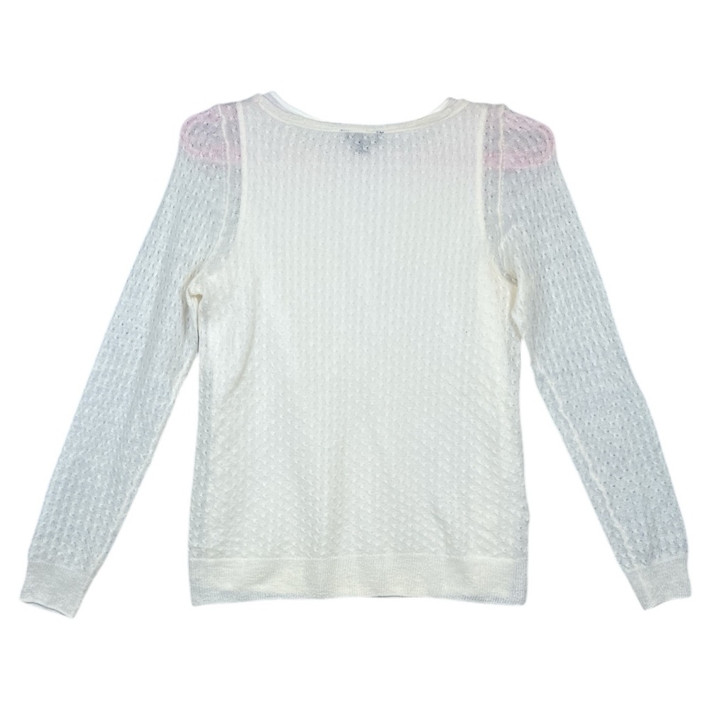 Ann Taylor Lightweight Layered Knit Pullover Sweater Sheer, Petite, Size XS - Picture 3 of 6